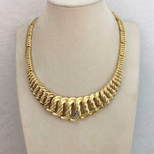 Load image into Gallery viewer, Elegant Twisted Gold Statement Jewelry Set
