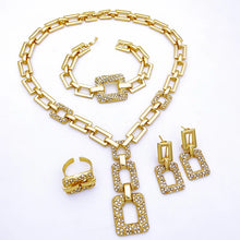 Load image into Gallery viewer, Classic Italy 18k Gold Plated Jewelry Set