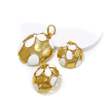 Load image into Gallery viewer, 18k Gold Plated Choker Earrings And Necklace Set