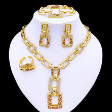 Load image into Gallery viewer, Classic Italy 18k Gold Plated Jewelry Set