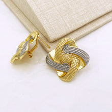Load image into Gallery viewer, Two-Tone Luxury Design 18K Gold Plated Jewelry Set
