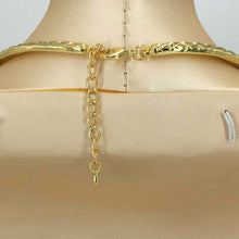 Load image into Gallery viewer, 24k Gold plated Floral Italian Jewelry Set
