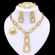 Load image into Gallery viewer, Classic Italy 18k Gold Plated Jewelry Set
