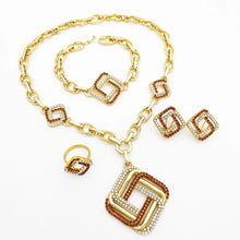 Load image into Gallery viewer, Luxurious Dubai 18K Gold Plated Jewelry Set

