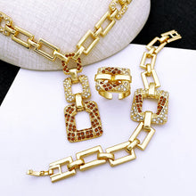 Load image into Gallery viewer, Classic Italy 18k Gold Plated Jewelry Set
