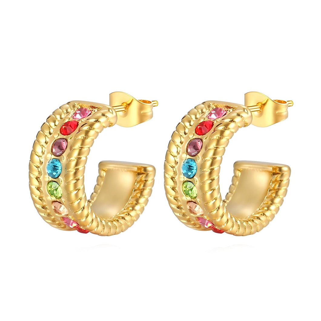 18K gold plated Stainless steel 