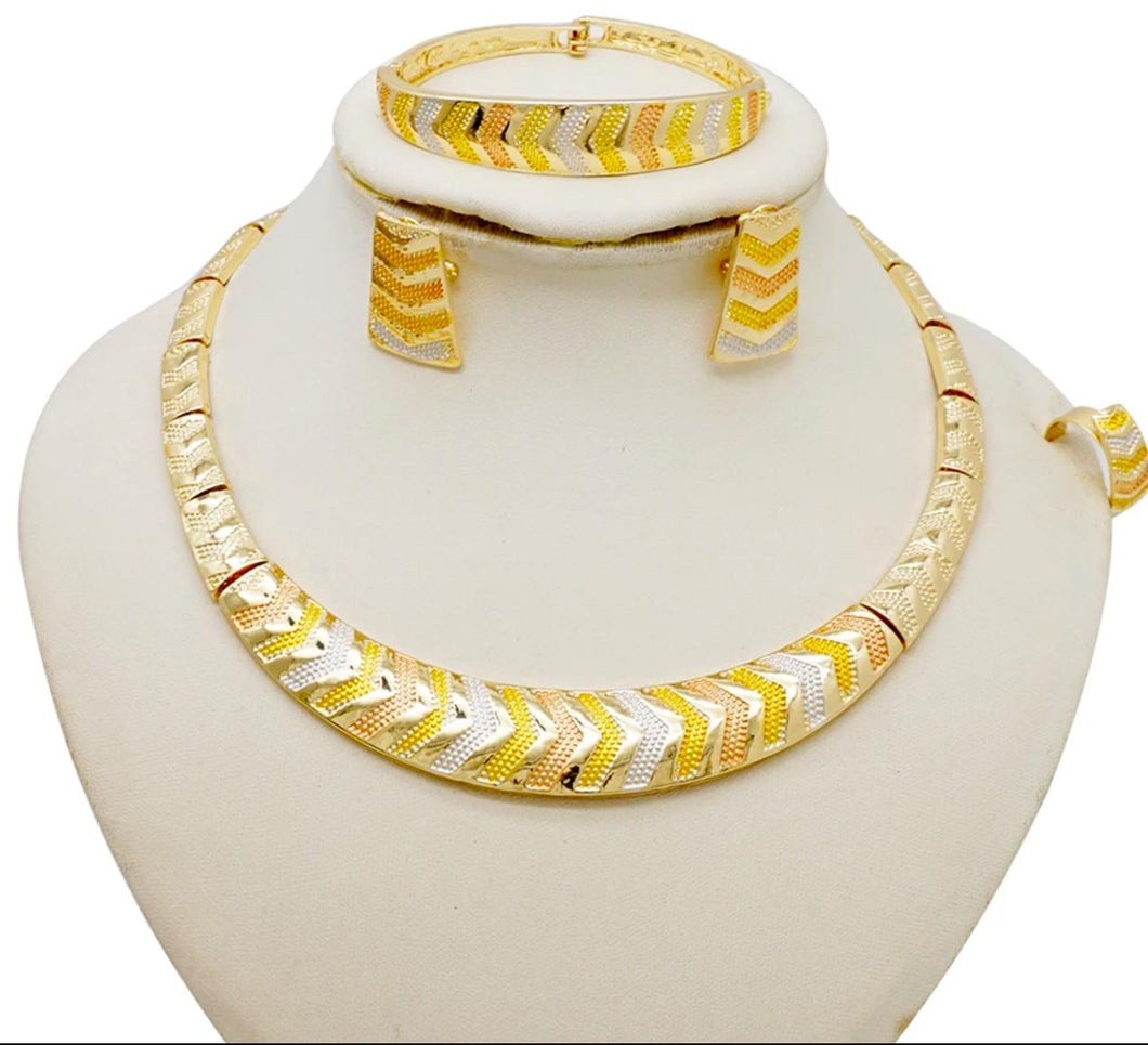 18k Gold Plated Elegance Jewelry Set